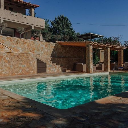 Pool And Sea View Apartments Agia Marina  Bagian luar foto